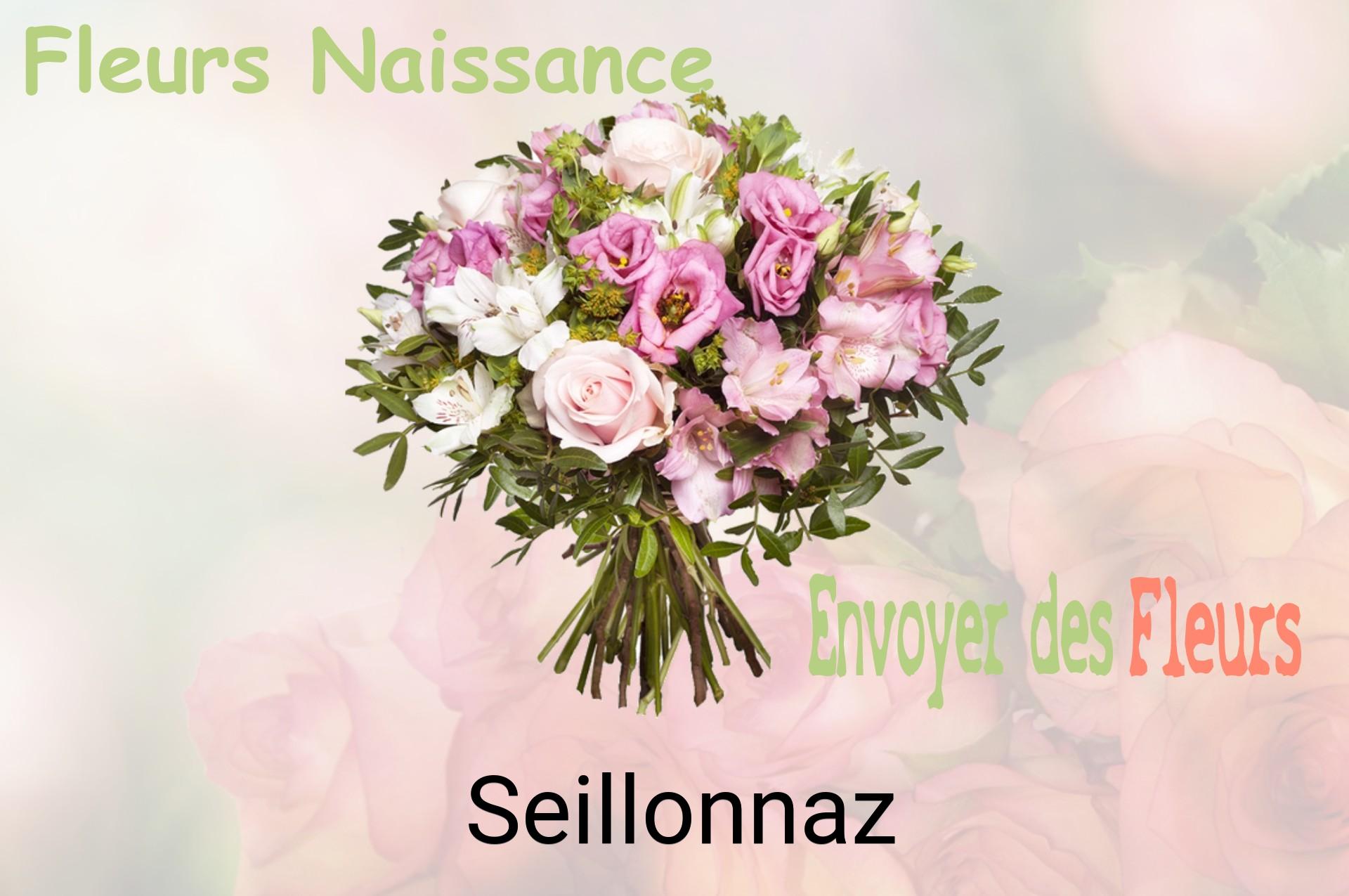 Bouquet de fleurs de naissance livré à Seillonnaz